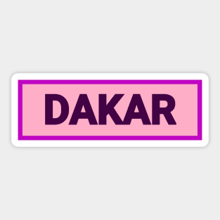 DAKAR Sticker